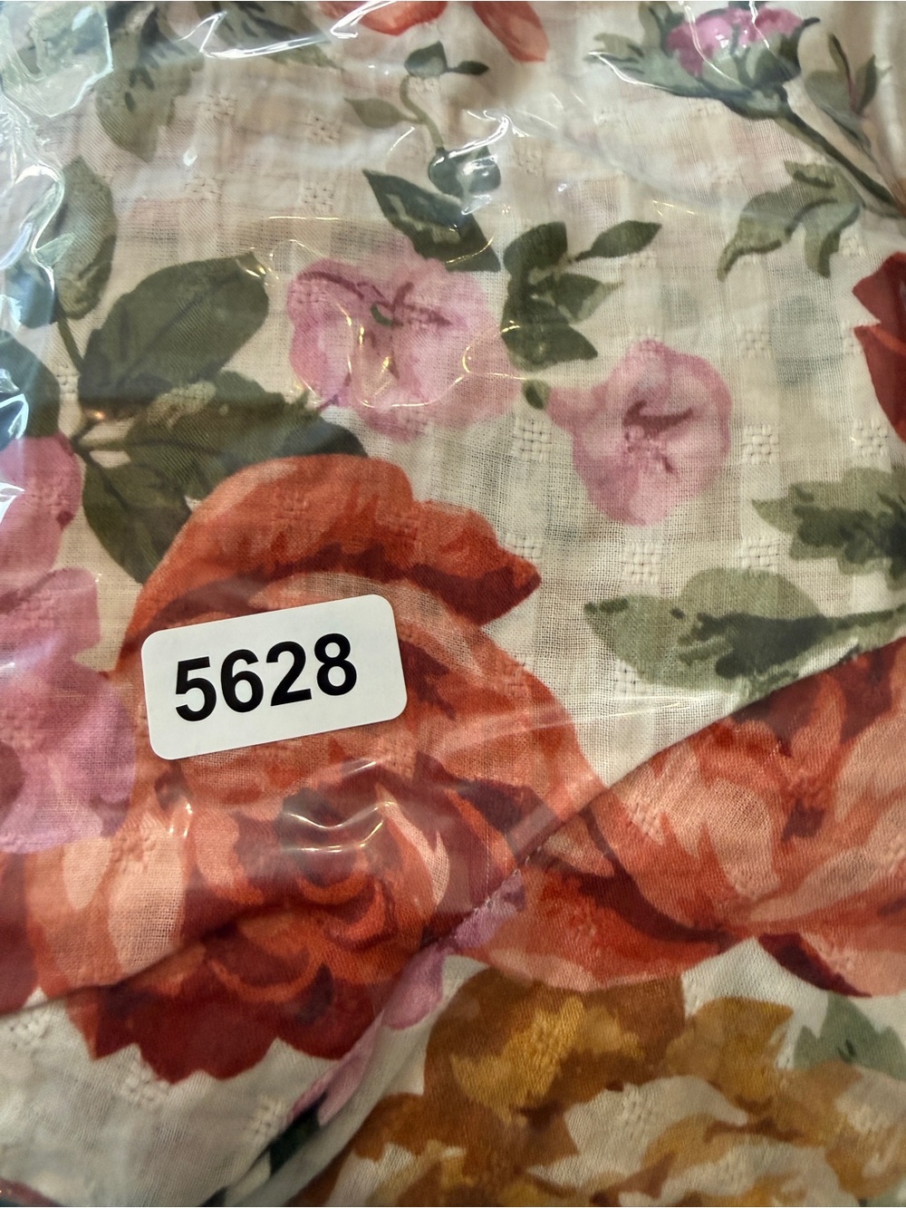 Show Me Your MuMu Lydia Ruffle V-Neck Blouse Ivory Hillside Floral 25628 - Picture 12 of 15